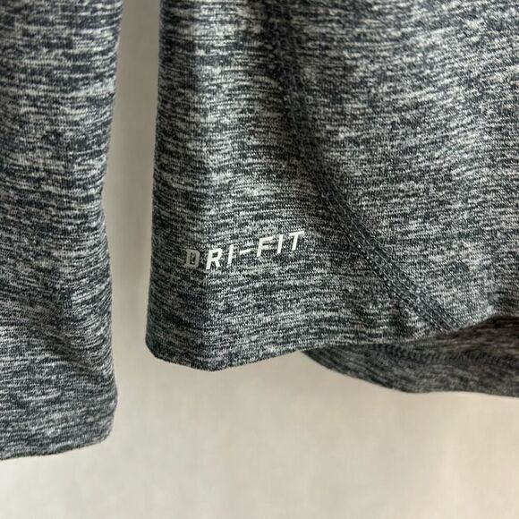 Nike San Antonio Spurs Pullover Quarter 1/4 Zip Girls Sz Large NBA Gray Lightwei - Picture 3 of 9